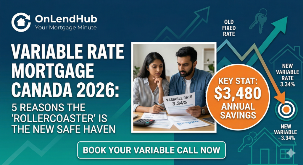 variable rate mortgage canada 2026: 5 reasons the "rollercoaster" is the new safe haven 1 Variable Rate Mortgage Canada 2026